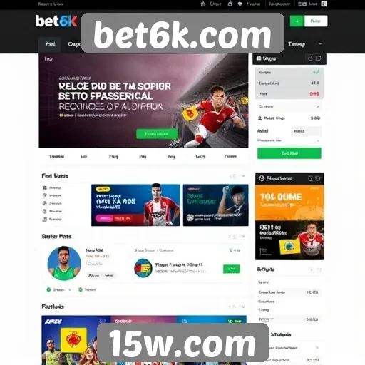 experiência do usuário em bet6k.com